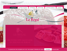 Tablet Screenshot of leregaltraiteur.com